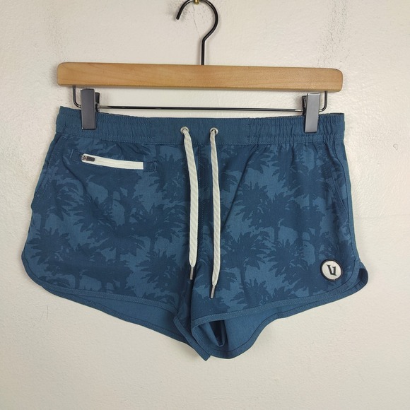 Vuori Tavi Shorts Womens Small Midnight Ocean Blue Performance Running - Picture 2 of 6